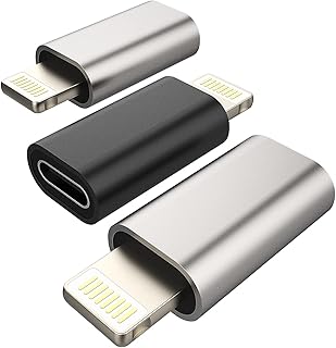3-Pack USB C to Lightning Adapter for iPhone and iPad