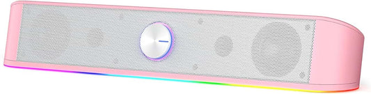 RGB Desktop Soundbar with Touch Control and Lighting
