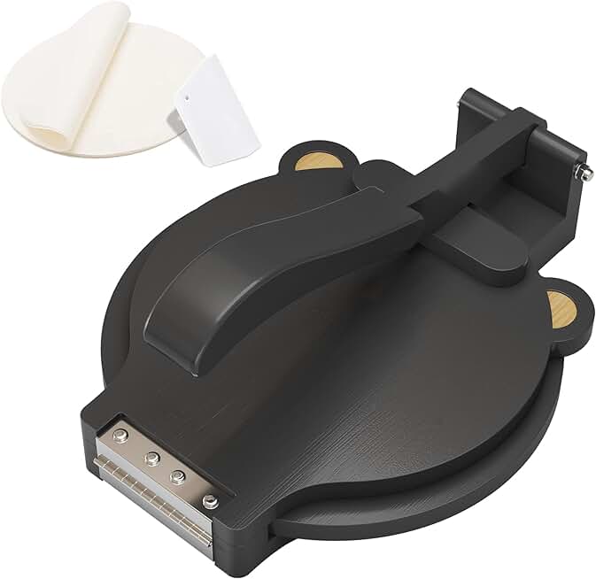 10-Inch Bamboo Tortilla and Roti Press