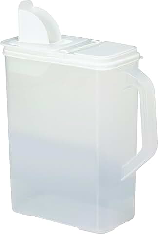 8 Quart Clear Food Storage Container for Pantry and Kitchen