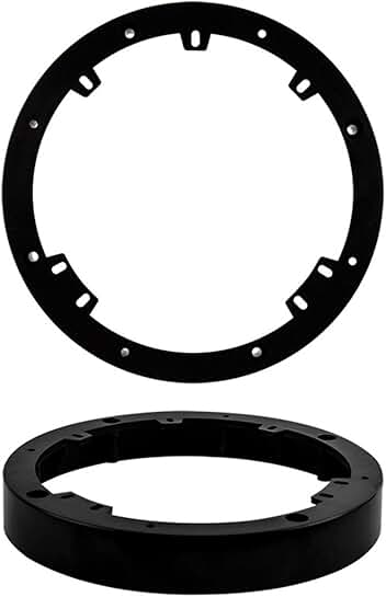 Universal 1 Inch Spacer Rings for 6 to 6.75 Inch Speakers