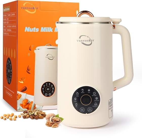 Automatic Nut and Plant Milk Maker, 34oz