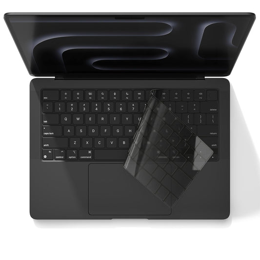 Translucent Gray Keyboard Cover for 2025 MacBook Pro 14-inch