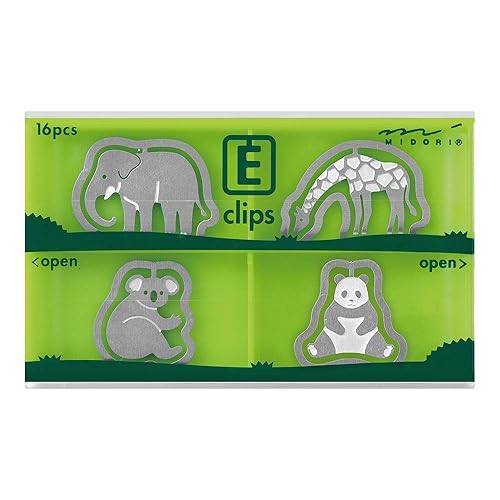 Etched Zoo Pattern Clips