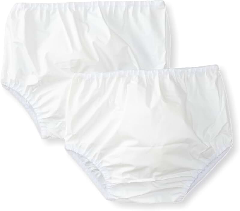 Baby Waterproof Pant 2-Pack, White, 6-9 Months