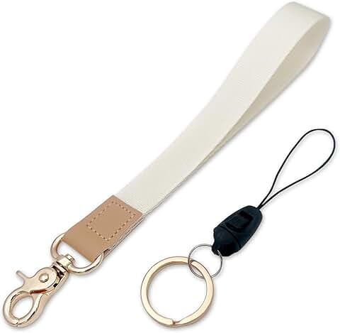 Stylish Durable Wrist Strap for Keys, Phone, Badge