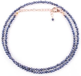Blue Sapphire Choker Necklace for Women