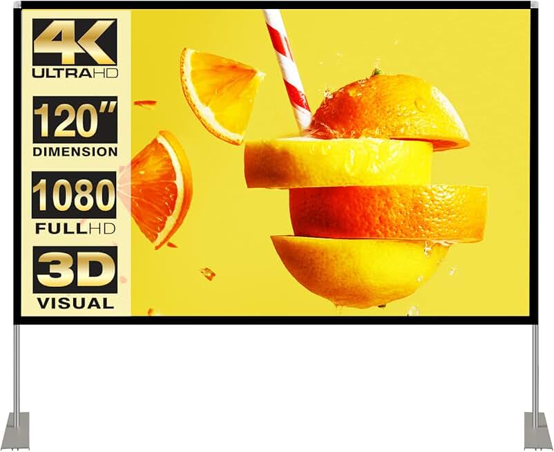 120-inch 16:9 HD 4K Indoor/Outdoor Projection Screen