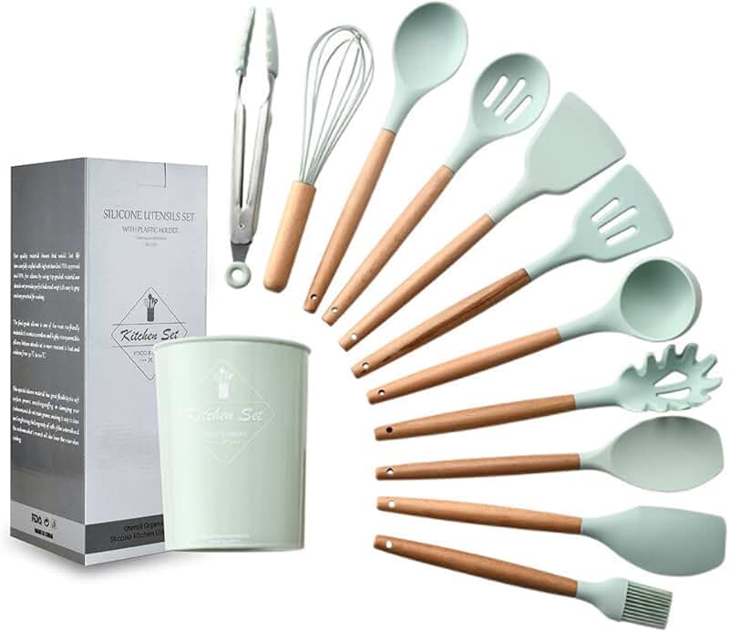 5-Piece Kitchen Utensil Set for Cooking and Serving