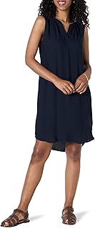 Women's Sleeveless Woven Shift Dress