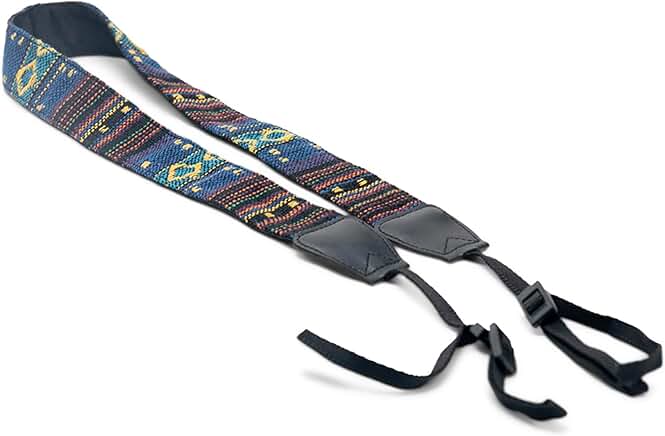 Woven Tapestry Shoulder and Neck Strap for Cameras and Binoculars