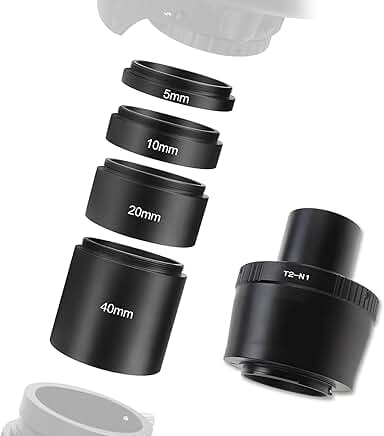 T2 N1 T Mount Lens Adapter and M42 to 1.25" Telescope Adapter Bundle