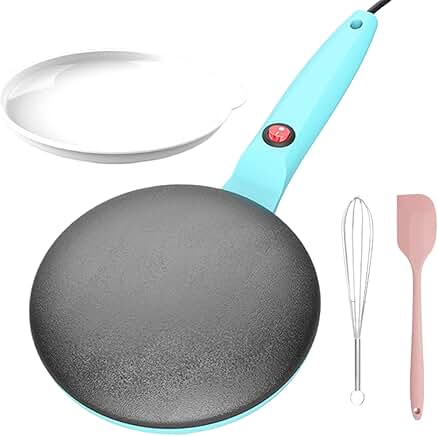 Handheld 7.8 Inch Nonstick Crepe Maker for Home Use