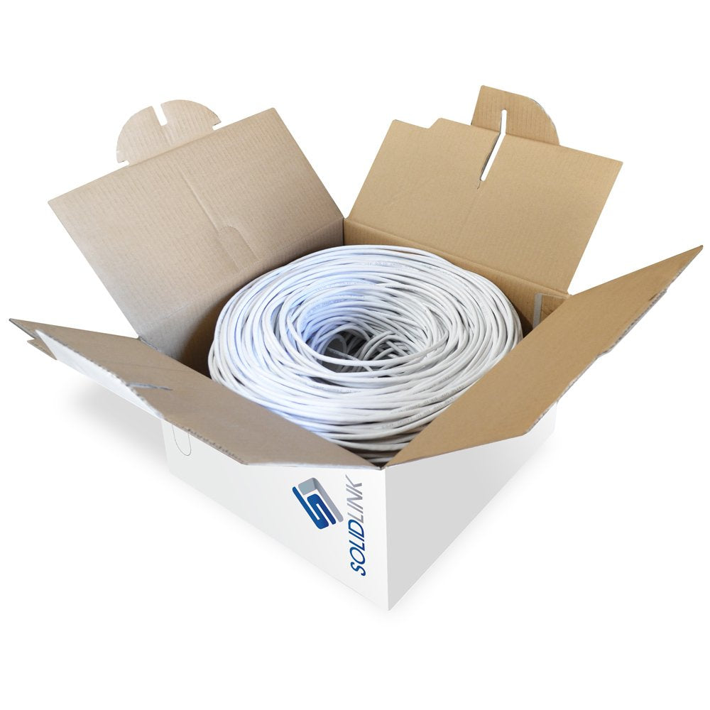 '- SL600 CAT5e 1000ft Premium UTP Ethernet Cable 24AWG 1000 Feet LAN Network Wire