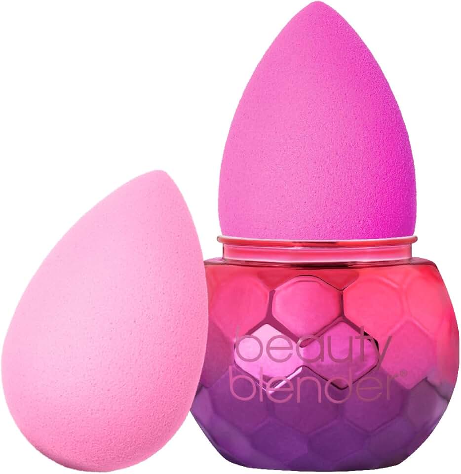 DiscGlow Inferno 5-Piece Makeup Sponge Set and Cleanser