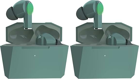 Wireless Bluetooth Earbuds with Charging Case and Noise Cancellation