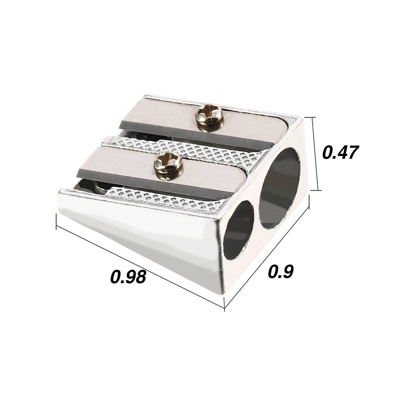 36 Pack Metal Pencil Sharpeners for Kids and Office