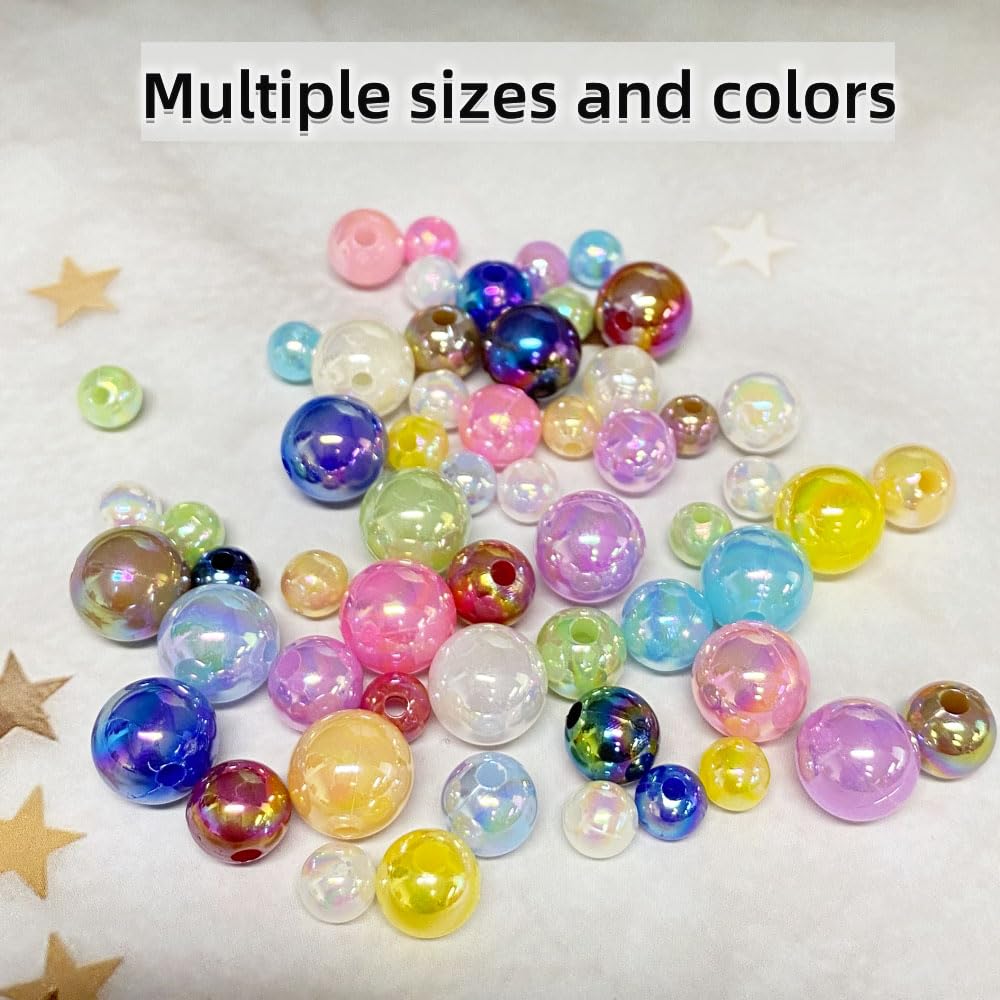 Colorful 10mm Pearl Beads for Jewelry and Home Decor
