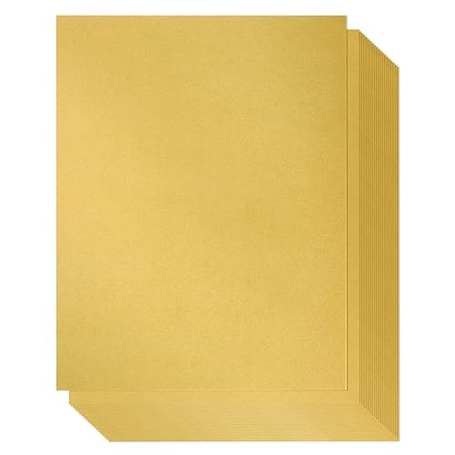 Gold Metallic Shimmer Paper, 8.5 x 11, 96 Sheets