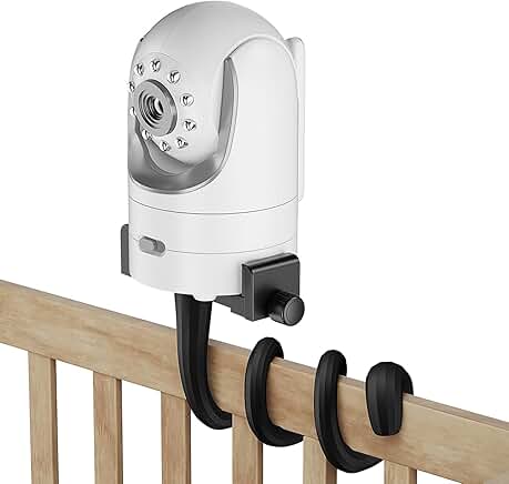 Flexible Baby Monitor Mount for Crib and Furniture