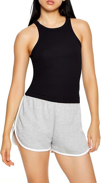 Women's Ribbed Racerback Tank Top