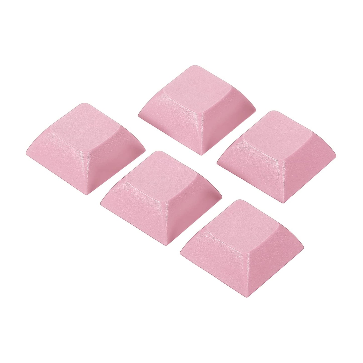 Pink 1U PBT Blank Keycaps, 5 Pack for Mechanical Keyboard