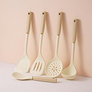 5-Piece Silicone Wok Utensil Set for Cooking