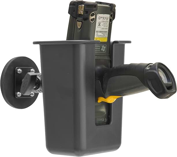 Heavy-Duty Magnetic Barcode Scanner Mount for Warehouse