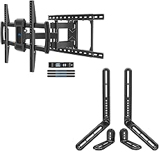 TV and Soundbar Mount for 42-84 Inch Screens