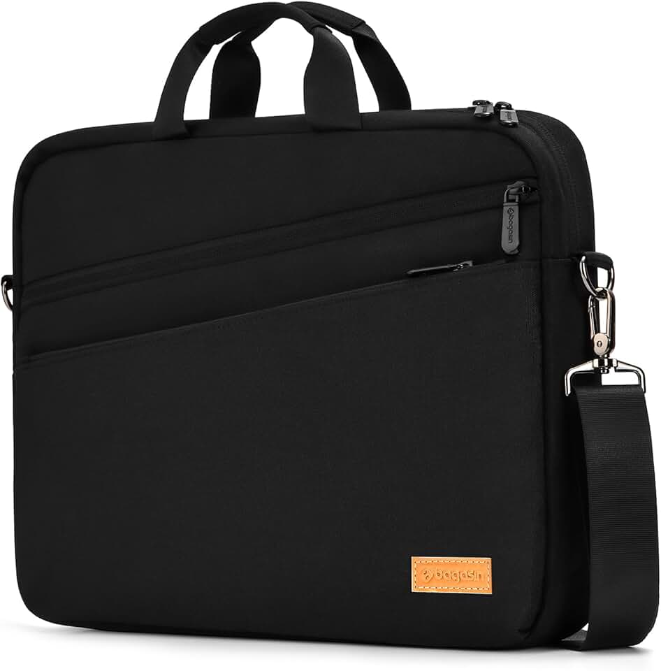 Water-Repellent Shoulder Bag for Laptops 15-17.3 Inch