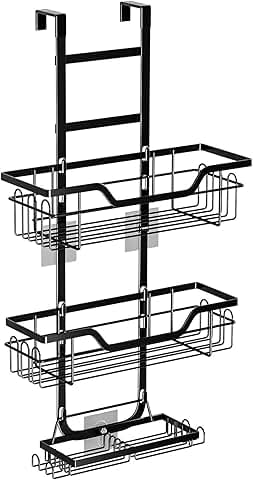 3-Tier Over-the-Door Shower Caddy with Soap Holder
