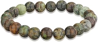 African Turquoise Beaded Bracelet for Good Luck and Well-being