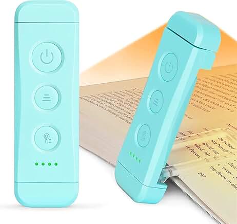Rechargeable Clip-On Book Light with Amber Colors
