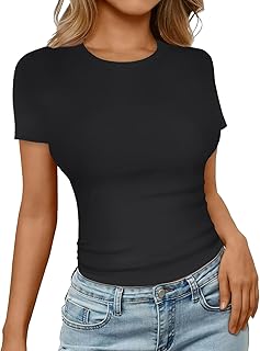 Women's Short Sleeve Summer Crop Top