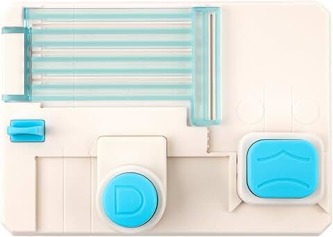 Mini Alphabet Punch Board for DIY Craft Projects