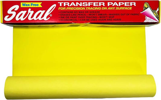Yellow Wax-Free Transfer Tracing Paper, 12" x 12 ft