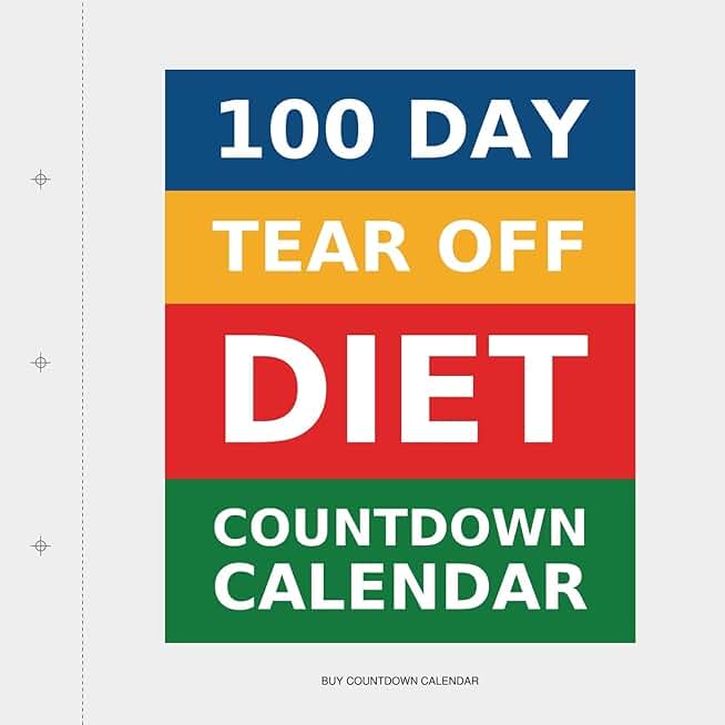 100-Day Diet Countdown Calendar