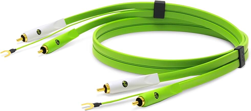 RCA Turntable Audio Cable, 1M, Class B