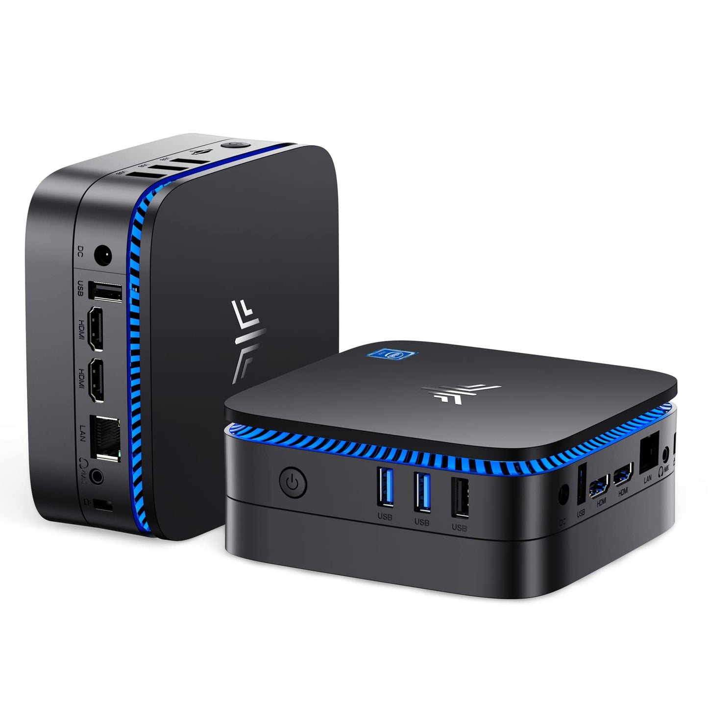 AK1 Pro Mini PC, Intel 11th Gen N5105(up to 2.9GHz) Mini Desktop Computers Windows 11 Pro, 8GB RAM/256GB M.2 SSD Micro Computer Tower Support 4K UHD, Dual Wi-Fi, BT 4.2 for Business Home Office