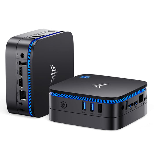 AK1 Pro Mini PC, Intel 11th Gen N5105(up to 2.9GHz) Mini Desktop Computers Windows 11 Pro, 8GB RAM/256GB M.2 SSD Micro Computer Tower Support 4K UHD, Dual Wi-Fi, BT 4.2 for Business Home Office