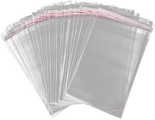 200 Clear Resealable Cellophane Bags for Food and Gifts