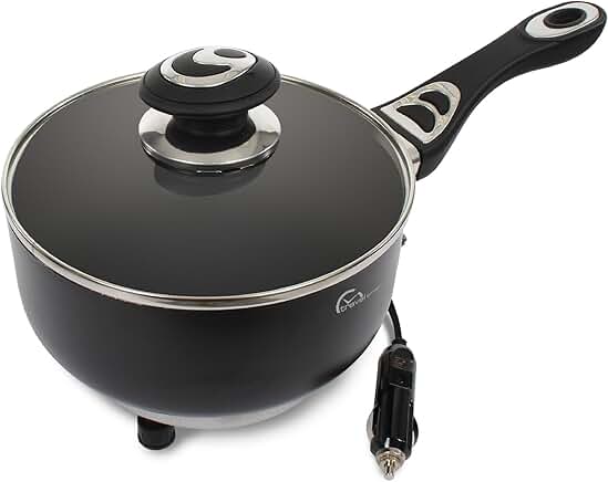 12V Portable Cooking Pot with Cover
