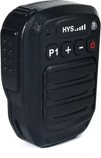 Wireless Bluetooth Microphone with PTT and Waterproof Design