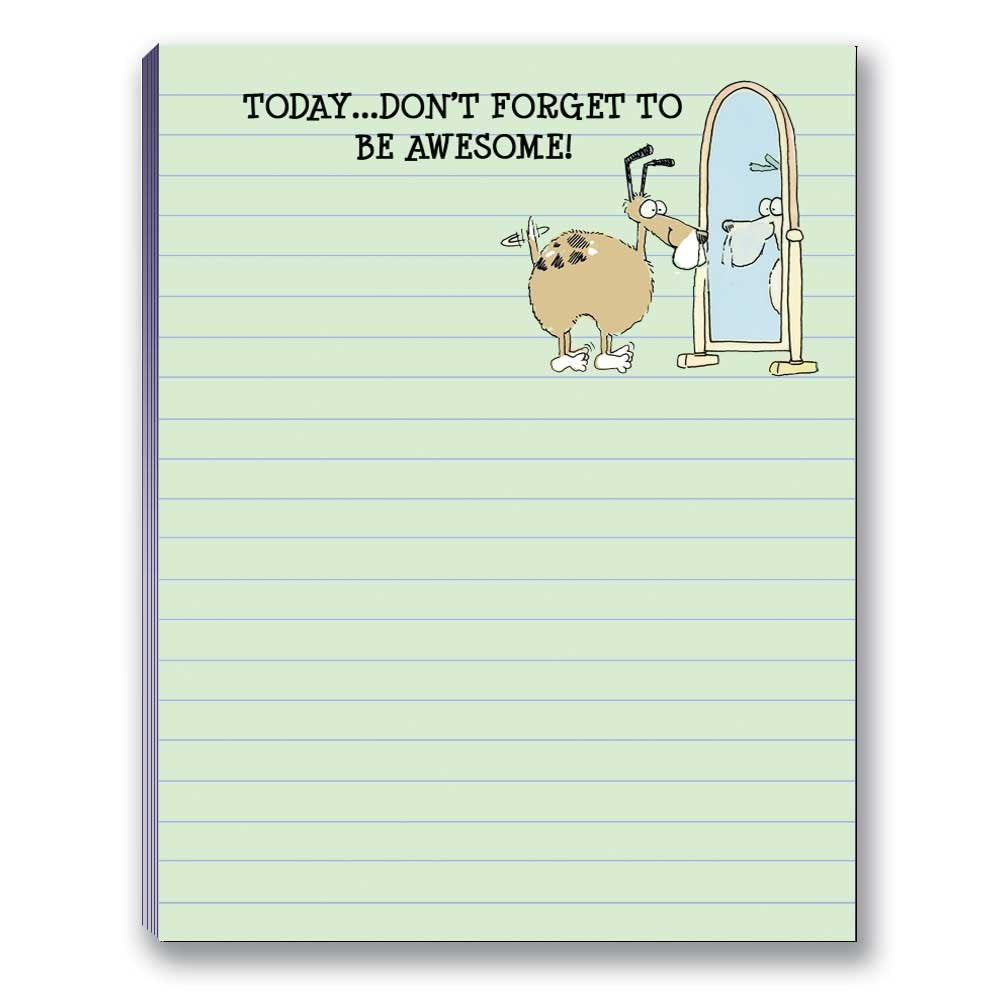 Set of four funny dog-themed note pads