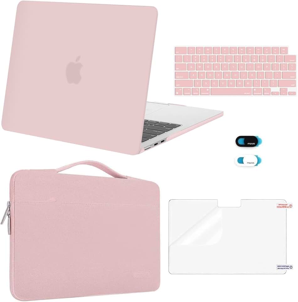 Baby Pink 13.6-inch MacBook Air Case and Accessories