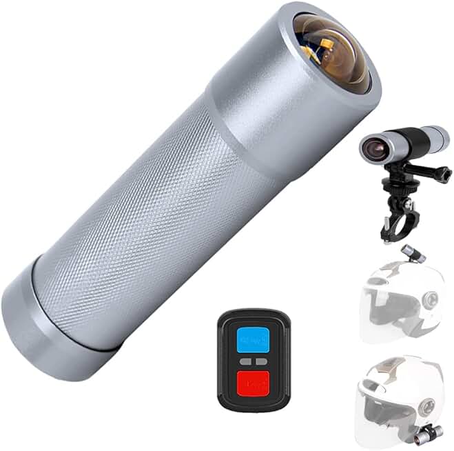 Wide Angle 4K Helmet Camera with Night Vision and WiFi