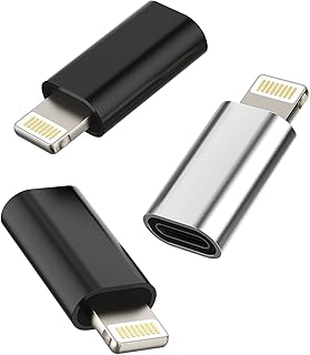 3-Pack USB C Female to Lightning Male Adapter