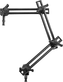 3-Section Double Articulated Arm with Adjustable Angles