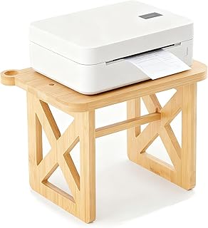 Bamboo Label and Sticker Holder for Desktop Printers