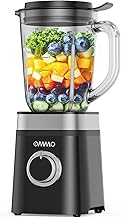 Professional 50oz Glass Blender with 4 Steel Blades